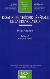 Essai d'une théorie générale de la provocation