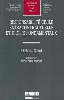 Responsabilité civile extracontractuelle et droits fondamentaux