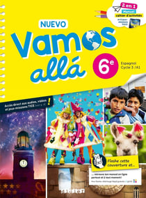 Nuevo vamos allá : espagnol - 6e - manuel-cahier d'activités