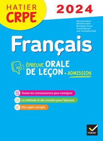 Français - CRPE - épreuve orale de leçon d'admission (édition 2024)