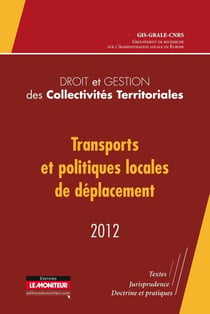 Droit et gestion des collectivités territoriales - transports et politiques locales de déplacement