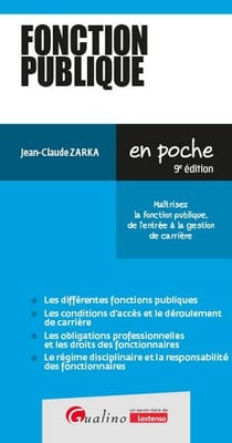 Fonction publique : Maîtrisez la fonction publique, de l'entrée à la gestion de carrière (9e édition)