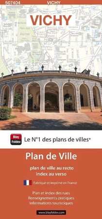 Vichy : plan de ville (édition 2024)