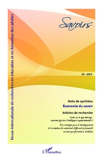 Savoirs n.34 : économie du savoir