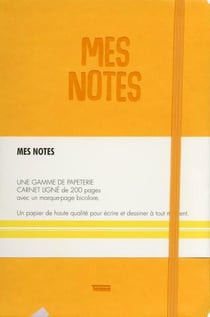 Mes notes - cuir citron