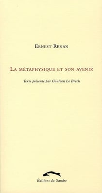 La métaphysique et son avenir