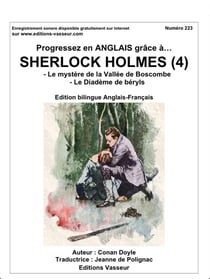 Progressez en anglais grâce à... : Sherlock Holmes Tome 4 - le mystère de ka vallée de Boscombe - le diadème de béryls