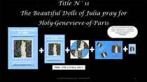 The beautiful dolls of Julia pray to sainte Genevieve of Paris