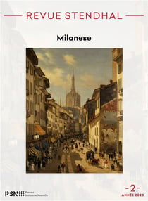 Revue Stendhal, No 2/2021. Milanese