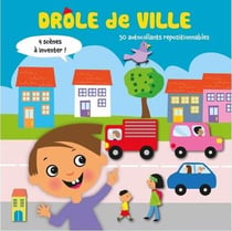Drôle de ville : 50 autocollants repositionnables