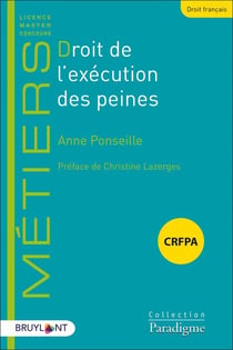 Droit de l'exécution des peines