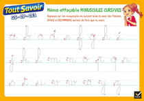 Tout savoir : mémo effaçable lettres cursives
