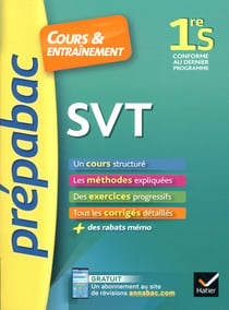 Prépabac cours & entraînement - svt - 1re s (édition 2019)