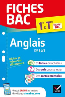 Fiches bac Tome 11 : anglais LVA & LVB - 1re, terminale