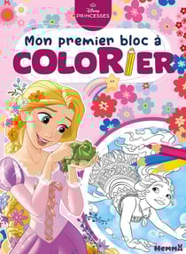 Disney Princesses - Mon premier bloc à colorier (Raiponce et Vaiana)