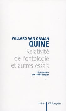 Relativité de l'ontologie et autres essais