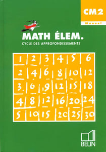 Math elem cm2 eleve