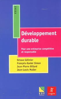 Developpement durable - pour une entreprise competitive et durable