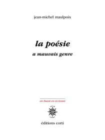 La poésie a mauvais genre