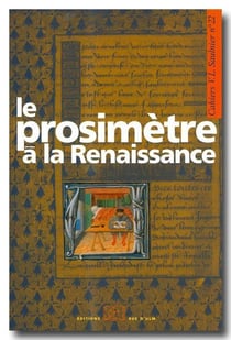 CAHIER SAULNIER Tome 22 : le prosimètre à la Renaissance