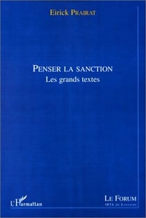 Penser la sanction - les grands textes