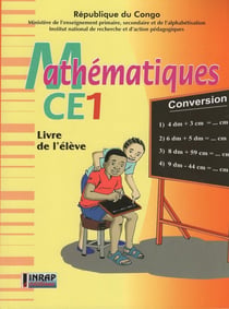 Mathématiques - CE1 - livre de l'élève - République du Congo