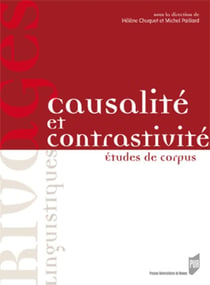 Causalité et contrastivité. études de corpus
