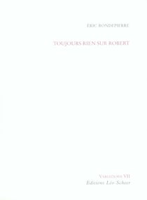 Toujours rien sur Robert