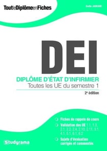 Diplôme d'Etat d'infirmier - toutes les UE du semestre 1