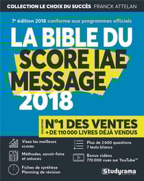 La bible du score iae message (édition 2018)