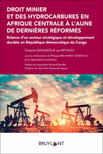 Droit minier et des hydrocarbures en Afrique centrale à l'aune des dernières réformes : relance d'un secteur stratégique et développement durable en République démocratique du Congo