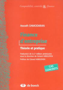 Finance d'entreprise theorie et pratique