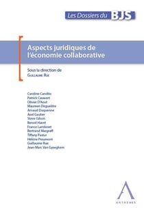 ASPECTS JURIDIQUES DE L ECONOMIE COLLABORATIVE