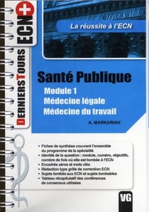 Santé publique - module 1 - médecine légale médecine du travail