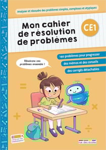 Mon cahier de résolution de problèmes : CE1 : Pour un entraînement progressif