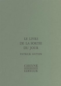 LE LIVRE DE LA SORTIE DU JOUR