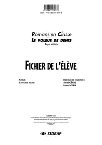 Le voleur de dents - fichier de l'élève