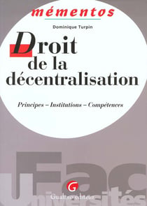Mementos - droit de la decentralisation