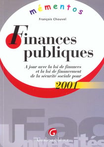Finances publiques 2001