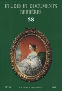 Études et documents berbères n.38 (édition 2017)