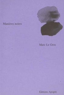 Manières noires
