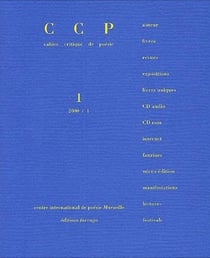 Cahier critique de poésie n.1 - dossier pierre guyotat