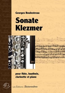 Sonate klezmer : pour flûte, hautbois, clarinette et piano