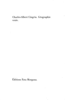 Géographie vraie : suivi de Entrée des sangliers par Jacques Réda
