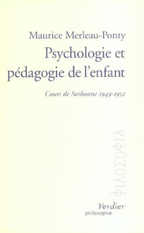 Psychologie et pedagogie de l'enfant