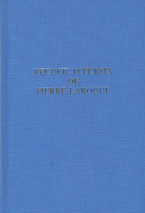 Recueil d'écrits de Pierre Laroque
