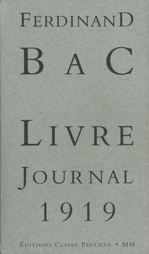 Livre-journal 1921