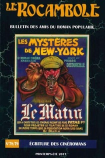 LE ROCAMBOLE N°78-79 : Ecriture des Cinéromans