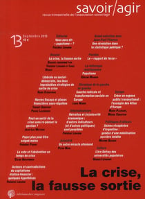 Savoir/agir n.13