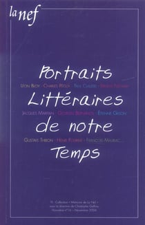 Portraits litteraires de notre temps - hors-serie : n  16